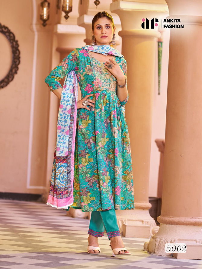 Aneri By Ankita Readymade Printed Suits Catalog